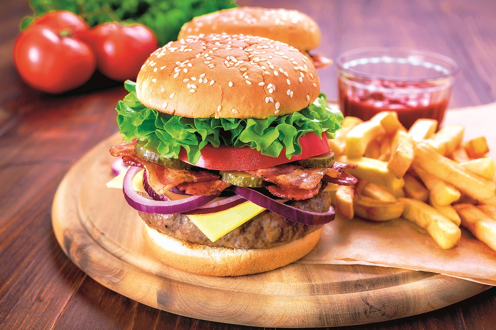 Hamburgery s hranolky